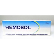 Ubat Sapu Buasir Hemosol Ointment 25g / Supositori sumbat 10biji  (sakit gatal iritasi dan inflamasi
