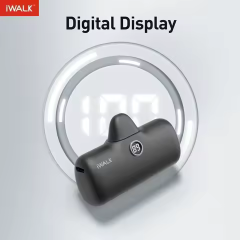 iWALK Portable Charger for iPhone All models: Mini 20W 4800mAh Wireless Power Bank Fast Charging Tra