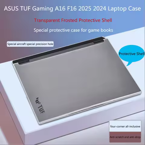 For 2024 2025 ASUS TUF Gaming F16 A16 FX607 FA607 Notebook Protective Case FX608 Transparent Frosted