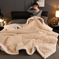 cod New Tuff fleece blanket winter thickened blanket quilt coral lamb fleece blanket sofa nap office