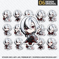 ARLECCHINO Harbinger 4th Genshin Impact Vinyl Waterproof Sticker Anime Game Set