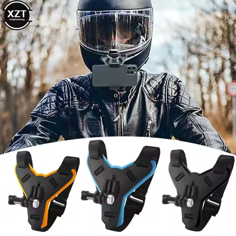 Motorcycle Helmet Chin Mount for GoPro Hero 11 10 9 8 7 6 Action Sports Camera Holder Motorcycle Sta