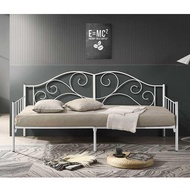 MLIFE DAY BED SINGLE METAL BED FRAME / KATIL BESI / SOFA BED / DAYBED - 95030