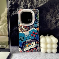For IQOO 15 Ultra/15R/13/Z11/Z10/Z9 Turbo “Retro Game Machine” Hard Back Soft Border Phone Case/ IQO