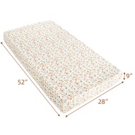 On Cloud Baby - ผ้าปูที่นอนรัดมุมใยไผ่ขนาด 70x130 cm (ฺBamboo muslin baby Crib Sheets Fitted Cot Bed)