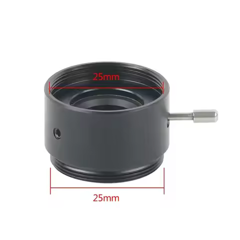 CS To C Mount 1-12mm Aperture Adjustable Diaphragm 25mm Thread Mounting Iris For Coaxial Optical Len