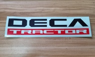 ของแท้ โลโก้สติกเกอร์ อีซูซุ เดก้าเทร็คเตอร์ ปี 2021 - 2022 ISUZU DECA TRACTOR GXZ 360 logo sticker emblem