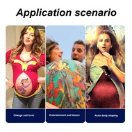 Fake Sponge Belly High Viscosity 1 To 5 Months Soft Fake Pregnant Belly for Costume Cosplay Stage Pr