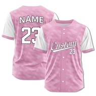 Custom Kid's Button Spirit Baseball Jersey Kid's Sublimated Team Logo Name Number Baseball Uniforms 