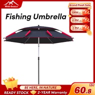 WTHB Fishing Umbrella Adjustable Payung Mancing Beach Besar Portable 360° Camping Patio Umbrella