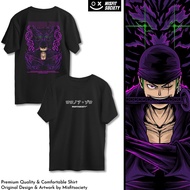 Roronoa Zoro One Piece T-Shirt Zoro Street Culture Haki Zoro Wano Zoro Vs Kaidou T-Shirt Distro T-Sh
