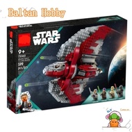 Bemular Hobby BL2X Compatible with 75362 Ahsoka Tano's T-6 Jedi Shuttle Building blocks toys EW7