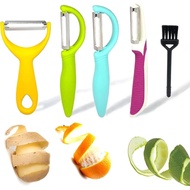 5PCS Stainless Steel Peeler Vegetable, Apple Peelers for kitchen, Fruit, Carrot, Veggie, Potatoes Pe