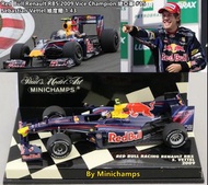 Minichamps Red Bull Renault RB5 2009 Vice Champion 總亞軍 #15 Sebastian Vettel 維度爾 1:43
