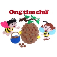 Bee Finds Letters -Steam Preschool - Letter Game