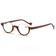 JN IMPRESSION New Style Comfortable Anti-blue Light Fashionable Round Frame HD Reading Glasses+1.0+1
