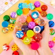 HK0117 COMBO 5/10 SUPER ELASTIC MINI RUBBER SEVEN BALLS IN MANY UNIQUE COLORS FOR KIDS