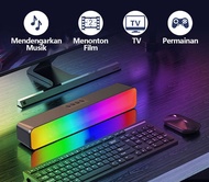 Speaker Bluetooth YS-703 Soundbar RGB LED Light For Hanphone/Computer/PC/Laptop/Super Bass