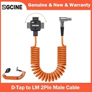 ZGCINE DT-LM D-Tap to LM 2Pin Male Coild Power Cable for Select RED ARRI and SONY Camera- 60CM/1.96F