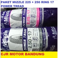 PAKET 2 Ban MIZZLE POWER TREAD 225 + 250 RING 17 Ban Motor Bebek Semi Trail Non Tubeless