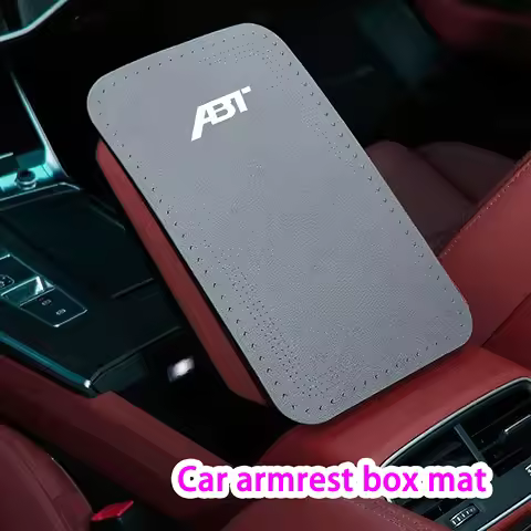 Box Armrest Car Pad for Armrest , Size,Easy Clean,car accessories,for ABT A1 A3 A4 A5 A6 A7 A8 Q3 Q5