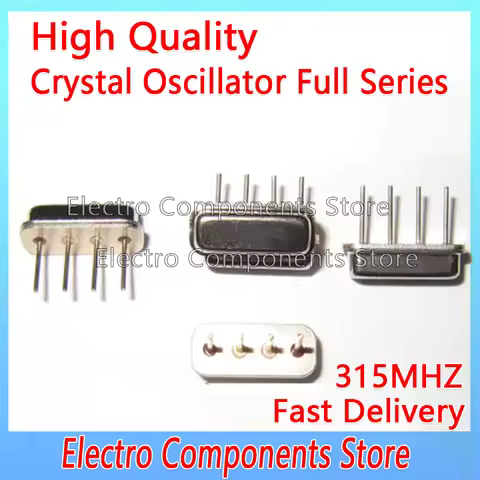 10Pcs/Lot SAW Acoustic Surface Crystal F11 315M with 4P 75K SAW Filter 315MHZ +-75K 4Pin DIP Filteri