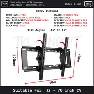 TKL TV Bracket Adjustable TILT 14 -42 26 -55 32 -75 Inch Universal Tv Wall Mount Bracket Braket Gant