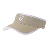 11GOLF หมวกกอล์ฟ TaylorMade TL360 Womens Visor 55-57CM หมวกไวเซอร์ สีเบจ 4570095573452