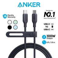 Anker 544 USB C Cable (100W 6ft) Type C to Type C Cable Fast Charging Cable for Phones, Tablet and Laptops A80F2