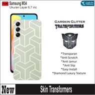 Samsung M34 M54 F54 Carbon Skin Transformers Transparent 3D Skin