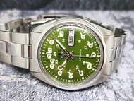 นาฬิกา Seiko automatic caliber 7009 เลขไทย Thai number สภาพสวยๆ หน้าปัดสีเขียว