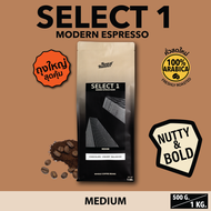 เมล็ดกาแฟ SELECT 1 Modern Espresso Blend (Medium Roast)