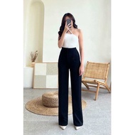 NEW Cozie Pants - Highwaist kulot knit - Celana Kulot Wanita Casual Formal Kerja Terbaru Kantor Kore