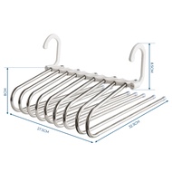 PACKONE Pants Hanger Anti Slip Muitifunctional Pants Rack Organizer For Trousers Scraves