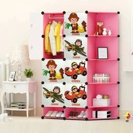 DIY Wardrobe GYMBOREE 8 Cube + 2 Shoes Rack + 5 Side Shelf