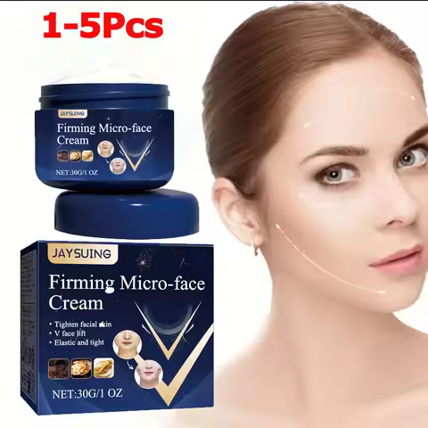 V-Shape Slimming Cream Tighten Mandibular Line Double Chin Lift Firming Face Fat Burning Massage V F