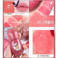 ETUDE HOUSE x SANRIO Soft Fixing Tint mud lipstick color 05 shock 90%