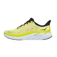 Ori HOKA ONE ONE Clifton 8 Shock Absorption Sports Running Shoes Yellow White Men And Women Size 36-45