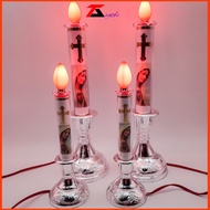 Set of 2 God altar lamps, Catholic candles, for ancestral altar, altar cabinet decoration [NEN-055TT