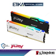 Kingston FURY Beast RGB DDR5 5600 MHz | 6000 MHz PC Desktop Memory Gaming RAM | XMP 3.0 | AMD EXPO C