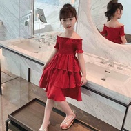 ASGE Children's Fashion High Quality susoender korean style dress for kids girl casual clothes 3 to 4 to 5 to 6 to 7 to 8 to 9 to 10 to 11 to 12 year old Birthday tutu Princess Dresses for teens girls terno sale #G5-305