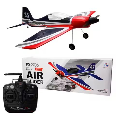 FX9706 RC Plane 580MM Fixed Wing Glider 5 CH 3D/6G Remote Control Aircraft 2.4G Brushless Motor Figh