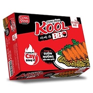 Thùng 30 Gói Mì Cung Đình Kool BBQ Hương Vị Sườn Nướng Hàn Quốc 99g
