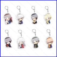 SQ3 Fruits Basket Keychain Anime Acrylic Bag Pandant Keyring 6cm Honda Tohru Sohma Kyo Sohma Yuki Ke