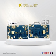 FURTHER TOP 999.9 Gold Bar ( 0.5g / 1g ) - ISLAMIC RAYA (Emas | 小金条 | 足金牌)