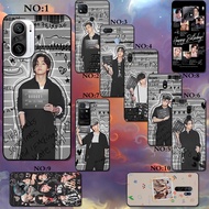 BTS Men's team Xiaomi Redmi NOTE 10 PRO MAX 11T 11S 11 4G 5G Silicone shockproof TPU Straight Side Liquid Phone Case