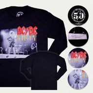 BLAXROXX® | ACDC® 50th anniversary | [LR-ACDC001] | เสื้อยืดคอกลม แขนยาว | สกรีนลายคมชัด ไม่หลุดลอก 