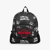 【💯Certified Authentic】LOVE ALL SERVE ALL GRAFFITI PACKABLE BACKPACK IN BLACK