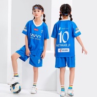High Quality Kids Football Jersey Saudi Football Jersey Set
