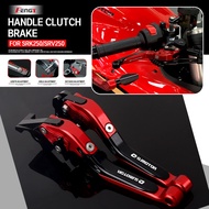 For QJMOTOR SRK250/SRV250 SRK250S SRK250R RR/RS/RC Clutch Lever Brake Lever Set Folding Brake Handle